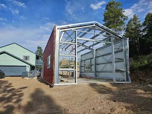 Cold-formed steel garage project photo