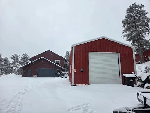 Cold-formed personal garage project exterior